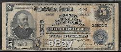 Belleville, New Jersey NJ! $5 1902 Peoples Nat'l Bank & Trust National Currency