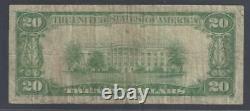 Caldwell, New Jersey NJ! $20 1929 Caldwell National Bank National Currency Essex