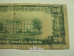 Coinhunters- $20 1929 National Bank Currency Note, Fine, Ocala Fl, LOW Serial