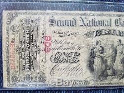 ERIE, PA 1865 $1 2ND NAT BANK 606 Bank National Currency 3 known per KELLY BOOK