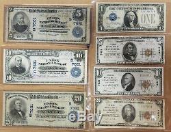 EXCELLENT Union National Bank National Currency Note Lot 7681 CLARKSBURG WVA