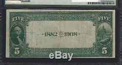 FR. 537 1882 National Currency $5 Ayers National Bank Jacksonville IL PMG VF 25