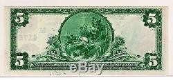 Fr. 601 1902 PB $5 Charter #4178 National Bank Note US Currency Paper Money Bill