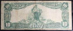 Fr 635 VF $10 1902 National Currency First National Bank of Crowley LA. Scarce