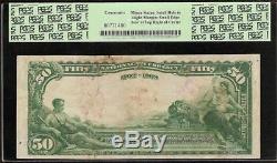 LARGE 1902 $50 BILL SAN ANTONIO TEXAS NATIONAL CURRENCY BANK NOTE Fr 667 PCGS 40