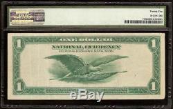 LARGE 1918 $1 DOLLAR BILL BOSTON NATIONAL BANK NOTE CURRENCY MONEY Fr 710 PMG