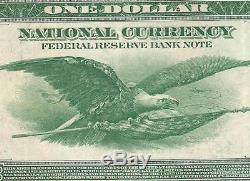 LARGE 1918 $1 DOLLAR SAN FRANCISCO BANK NOTE NATIONAL CURRENCY BETTER Fr 744