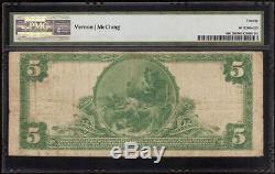 Large 1902 $5 Union National Bank Houston Texas Note Currency Paper Money Pmg Vf