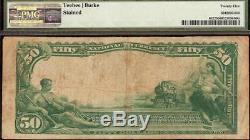 Large 1902 $50 Dollar Bill Baltimore Maryland National Bank Note Currency Pmg 25