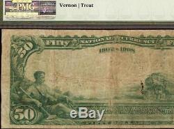 Large 1902 $50 Dollar Bill San Francisco Crocker National Bank Note Currency Pmg