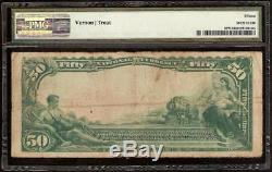 Large 1902 $50 Dollar Paris Texas National Bank Note Currency Paper Money Pmg
