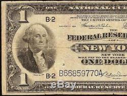 Large 1918 $1 Dollar Bill Green Eagle Bank Note National Currency Paper Money