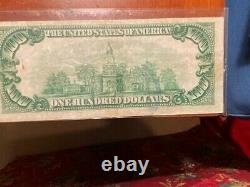 National Currency 1929 100 Dollar Bill Federal Reserve Bank Minneapolis, MN