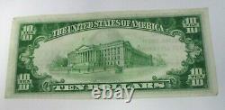 Natl Currency First National Bank Of East Liverpool Oh $10 Type 2 Charter #2146