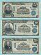 Ohio National Bank, Columbus Oh 1902pb Set $5, $10 & $20 Banknotes Nat'l Currency