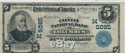 Ohio National Bank, Columbus OH 1902PB SET $5, $10 & $20 banknotes Nat'l Currency