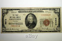 One 1929 National Currency Federal Reserve Bank of Greenville Alabama (E000653A)
