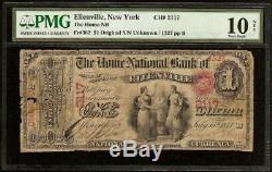 Original Series $1 The Home National Bank Note Us Currency Old Paper Money Pmg