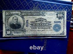 Scarce 1902 National Currency National Exchange Bank Of Wheeling