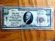 Scarce 1929 $10 National Currency Hudsun County National Bank Jersey City Nj