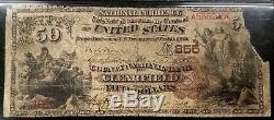 Series 1882 Brown Back $50 Nat'l Currency, County National Bank, Clearfield, PA