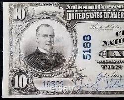 Series 1902 $10.00 Nat'l Currency, The Citizens National Bank of Alton, Illinois