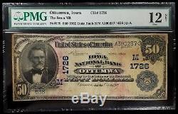 Series 1902 $50 National Currency from The Iowa National Bank of Ottumwa, IA
