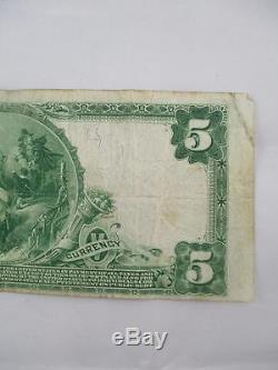 Series 1902, The HIGHLAND National Bank of PITTSBURGH, $5 Large Currency, PA16