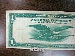 Series 1918 $1.00 National Currencyfederal Reserve Bank Notephiladelphia, Pa