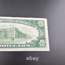 Series 1929 $10 The First National Bank Of Sharon PA Ten Dollar Note Currency