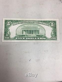 Series Of 1929 $5 First National Bank Of Haddon Heights Nj National Currency
