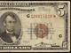 Star 1929 $5 Dollar Bill Brown Seal Bank Note Old Paper Money National Currency