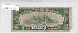 The ATLANTIC CITY National Bank New Jersey Ten ($10) US Currency 1929