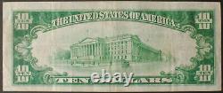 The Exchange National Bank of Dover Ohio $10 National Currency VF+ #4293