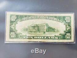 The First National Bank of Morrow Ohio Ch #8709 National Currency 1929 $10 Ty. 2