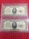 Two 1929 Twenty Dollar National Currency Citizens Bank Meyersdale Pa Banknote