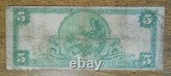 US 1902 $5 Five Dollars National Currency First Bank of City New York VG+ Large
