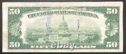 USA 50 Dollar 1929 Banknote National Currency Note Schein #32601
