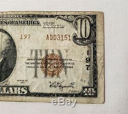 WPC $10 1929 2nd Series National Currency'First National Bank of York PA #197
