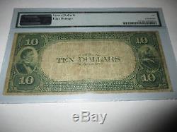 10 $ 1882 Ashland Oregon Ou Note De Banque Nationale Bill Bank Ch. 5747 Valeur Retour