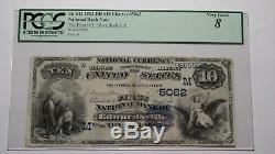 10 $ 1882 Edwardsville Illinois IL Banque Nationale Monnaie Note Bill Ch. # 5062