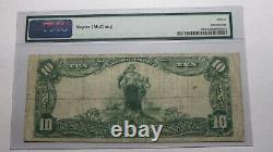 10 $ 1902 Arkadelphia Arkansas Ar Monnaie Nationale Bill #10087 Pmg F15