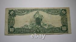 10 $ 1902 Bessemer Alabama Al Monnaie Nationale Banque Note Bill Ch. #6961 Rare