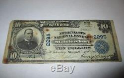 $ 10 1902 Bill De Billet De Banque De Devise De Saint Johnsbury Vermont Vt! # 2295 St