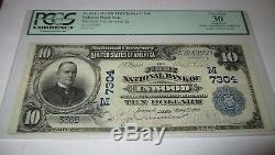 10 $ 1902 Billet De Billets De Banque En Monnaie Nationale Inwood Iowa Ia! Ch. # 7304 Vf30 Pcgs