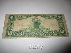 10 $ 1902 Burt Iowa Ia Billets De Billets De Banque Nationale Bill! Ch. # 5685 Bien! Rare