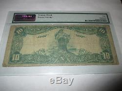 $ 10 1902 Cameron Texas Tx Note De Banque Nationale Bill Ch. # 4086 Pmg Graded