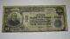 10 $ 1902 Collinsville Illinois Il Monnaie Nationale Note De La Banque Bill Ch. Numéro 6125