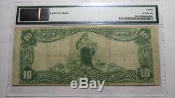 10 $ 1902 Dothan Alabama Al Banque Nationale Monnaie Note Bill! Ch. # 7932 Pmg F15