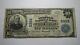 10 $ 1902 East Brady Pennsylvanie Pa Banque Nationale Monnaie Note Bill! # 5356 Fin